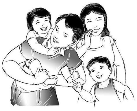 pamilyang masaya drawing|Pamilyang Masaya .